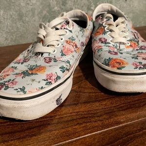 Floral Vans sneakers